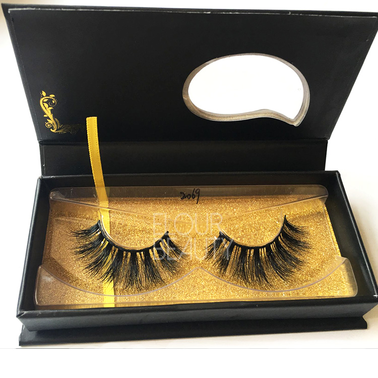 New Private Label Cosmetics Packing 3d Real Mink Lash False Eye Lashes EL10